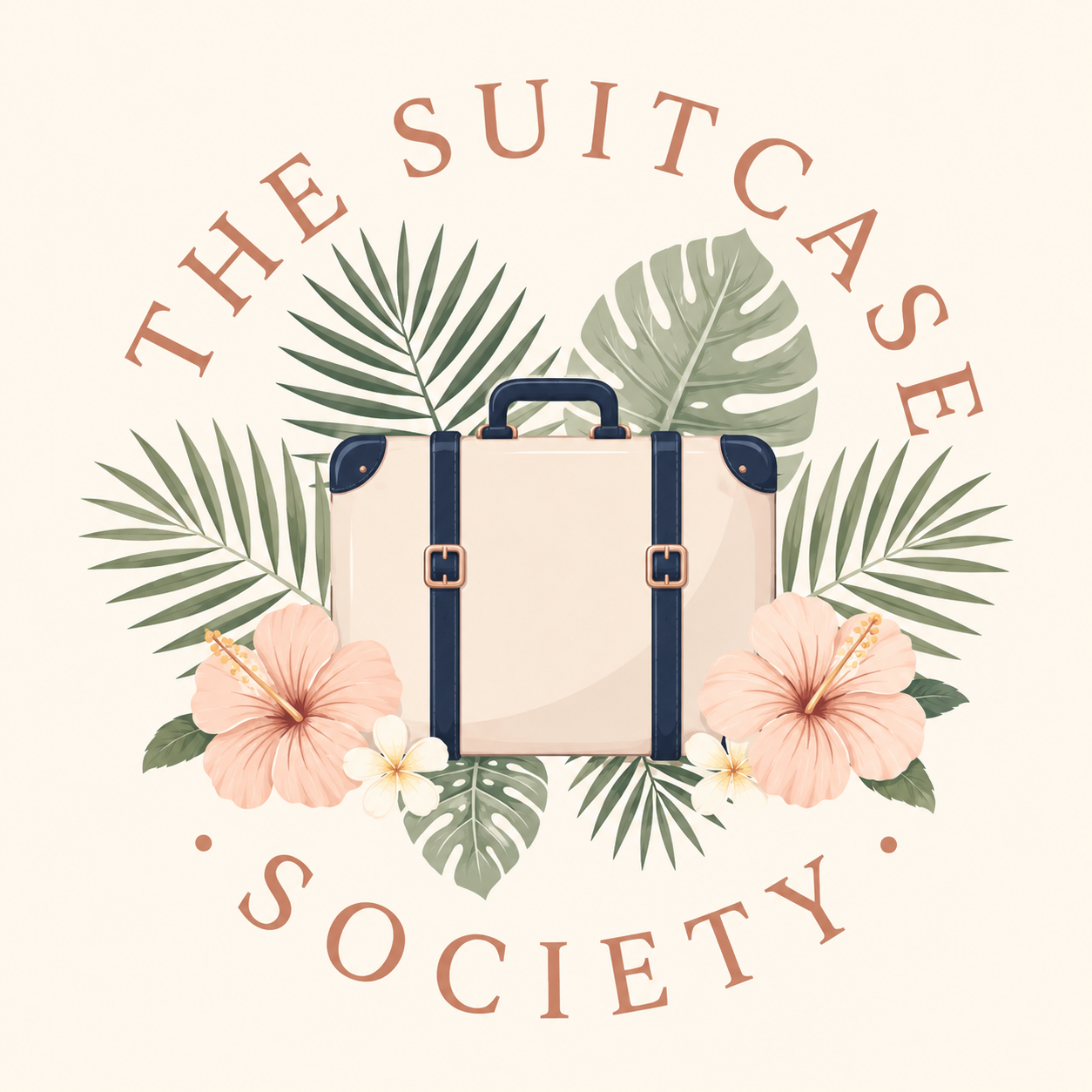 The Suitcase Society, travel by Danielle logo